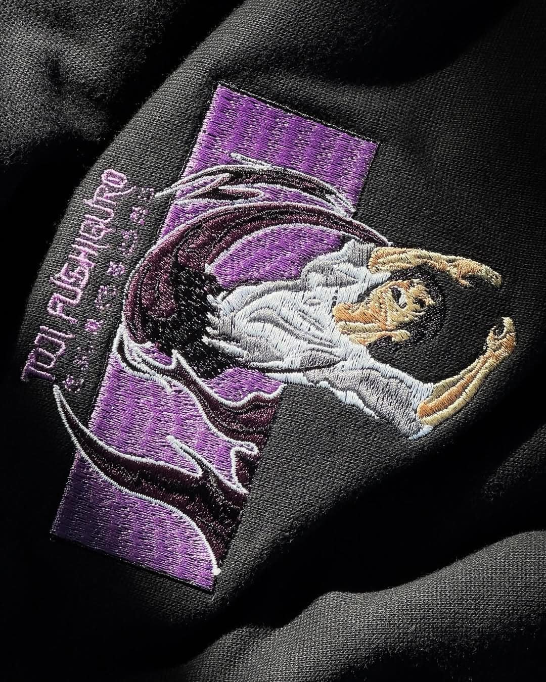  Oversized streetwear t-shirt | Jujutsu Kaisen | Toji | Front Embroidery